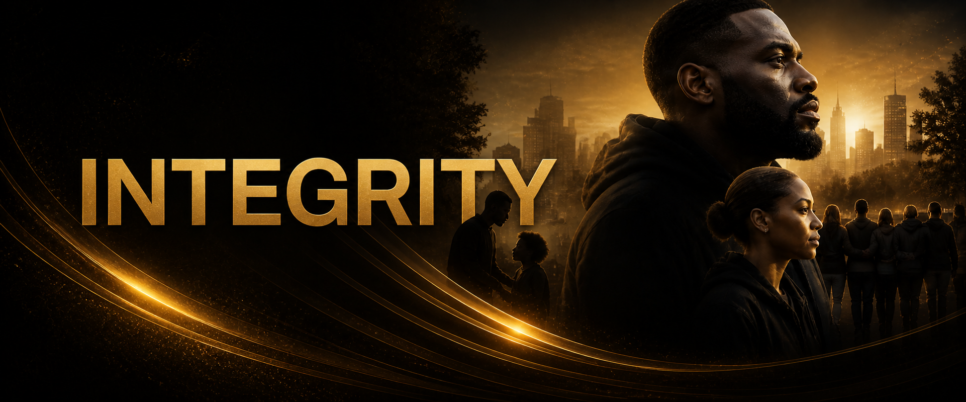 Team meeting representing integrity